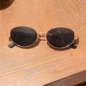 Gold and Black Sunglasses by SOJOS